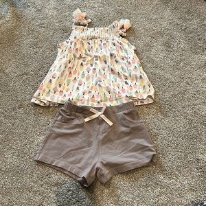 Maggie & Zoe short set: ice cream and popsicles size 5T